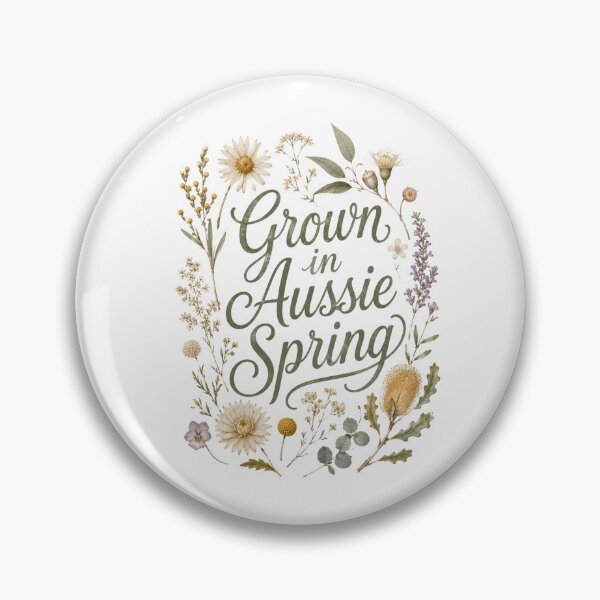 Item preview, Grown In Aussie Spring Australian Native Wildflower Botanical Art designed and sold by Yellowriversss.
