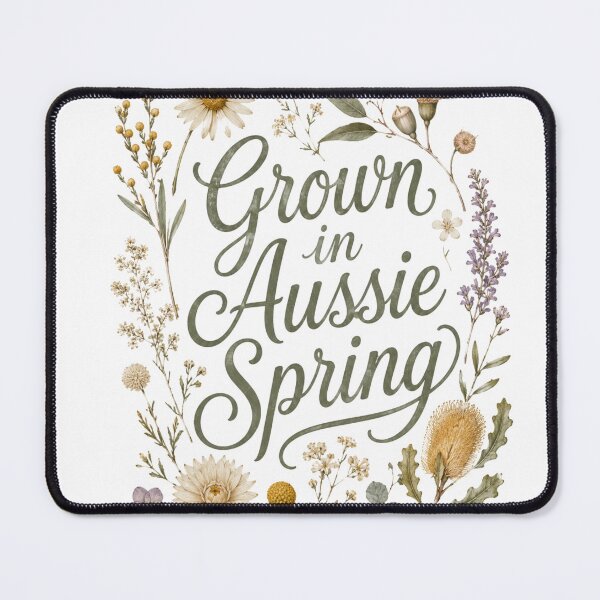 Item preview, Grown In Aussie Spring Australian Native Wildflower Botanical Art designed and sold by Yellowriversss.