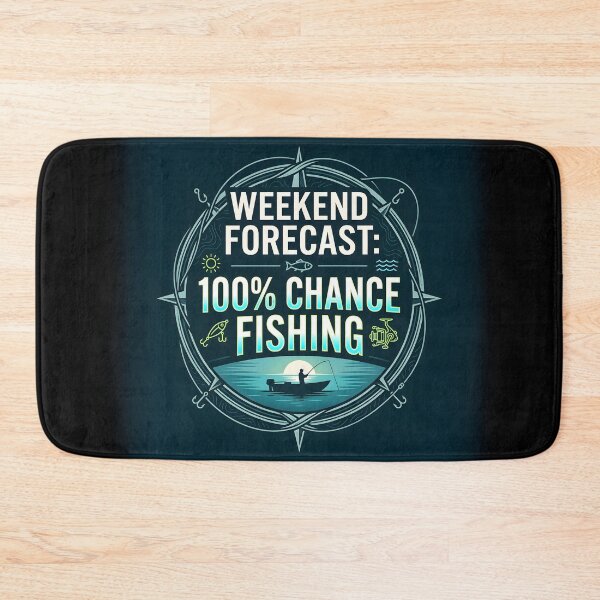 Item preview, Fishing Weekend Forecast designed and sold by ZanyPaintbrush.
