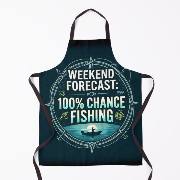 Item preview, Fishing Weekend Forecast designed and sold by ZanyPaintbrush.