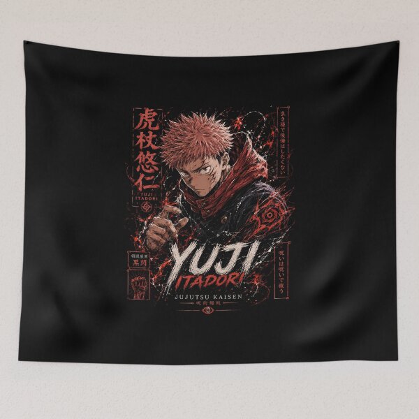 Item preview, Yuji Itadori Cursed Energy Red Anime Art designed and sold by SirLivy.