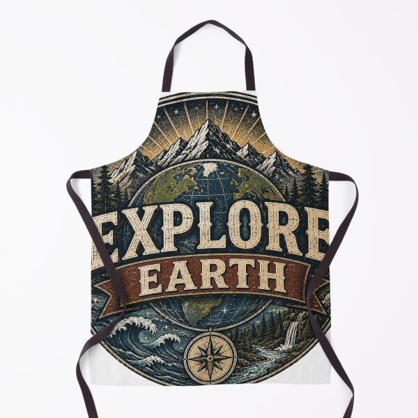 Item preview, Explore Earth Mountain Wilderness Vintage Adventure Nature Design designed and sold by RobertArt08.