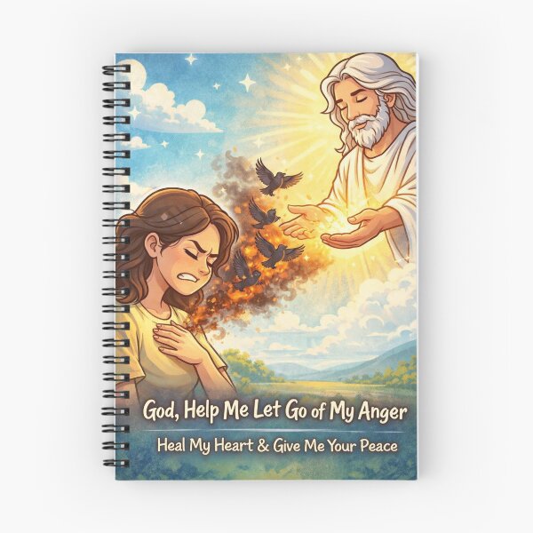 Item preview, God, Help Me Let Go of My Anger | Faith & Peace designed and sold by OutlanderDesigns.