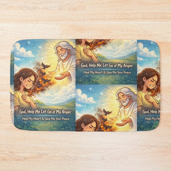 Item preview, God, Help Me Let Go of My Anger | Faith & Peace designed and sold by OutlanderDesigns.