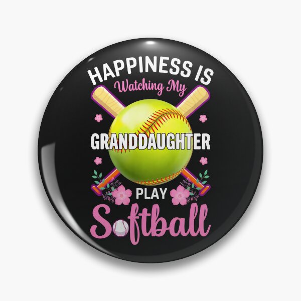 Item preview, Happiness is Watching My Granddaughter Play Softball designed and sold by egkjgteff.