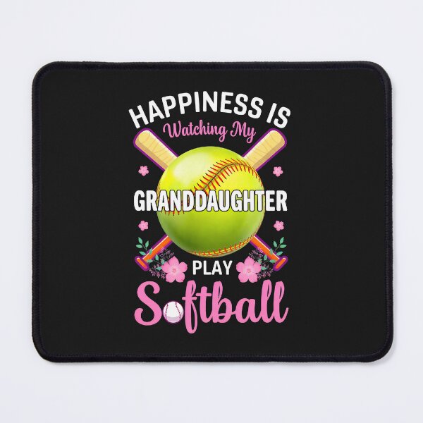 Item preview, Happiness is Watching My Granddaughter Play Softball designed and sold by egkjgteff.