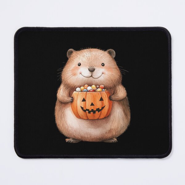 Item preview, Adorable Hamster With Halloween Candy designed and sold by hrendika.