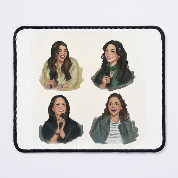 Item preview, Lisseth, Melissa, Alyssa, and Nyla (Comic Con) designed and sold by Louisiana Art & Co.
