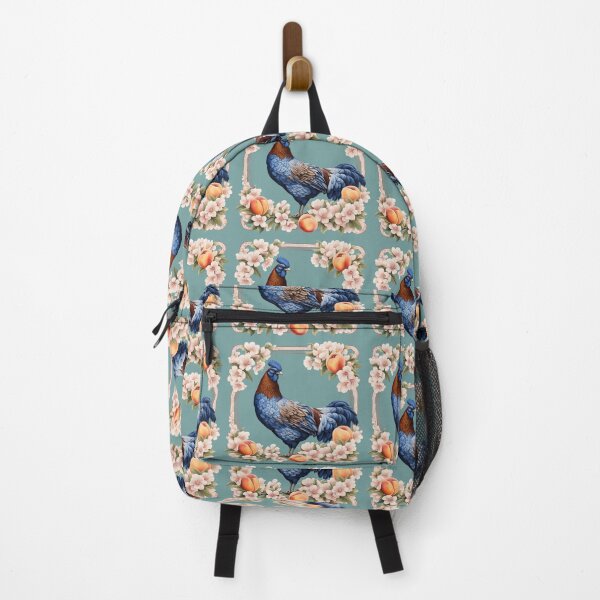 Item preview, A Delaware Blue Hen Surrounded By Peach Blossom designed and sold by taiche.