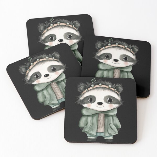 Item preview, Cute Cartoon Panda in Jacket designed and sold by hrendika.