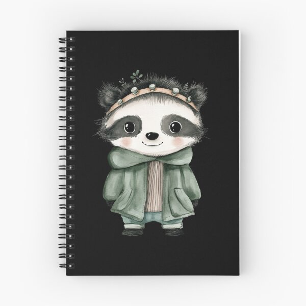 Item preview, Cute Cartoon Panda in Jacket designed and sold by hrendika.