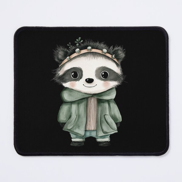 Item preview, Cute Cartoon Panda in Jacket designed and sold by hrendika.