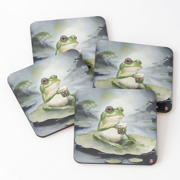 Item preview, Matcha Pond Serenade designed and sold by ONYX Pixee.