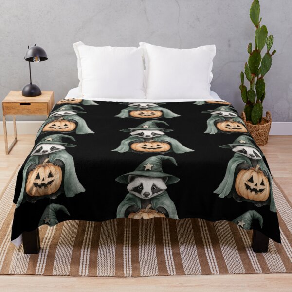 Item preview, Raccoon Wizard with Pumpkin designed and sold by hrendika.