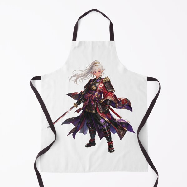 Item preview, Anime Girl Samurai - Anime Style Design designed and sold by SakuraLineArt.