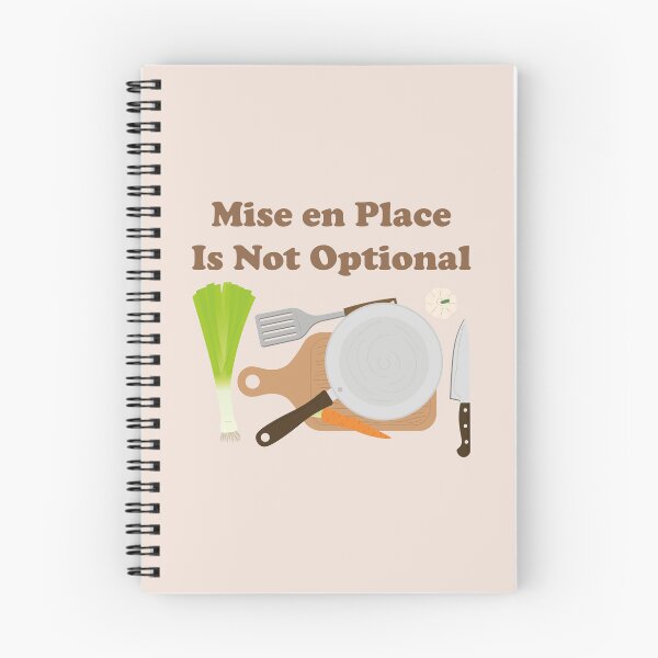 Item preview, Mise en Place Is Not Optional. retro design.  designed and sold by NPC-wear.