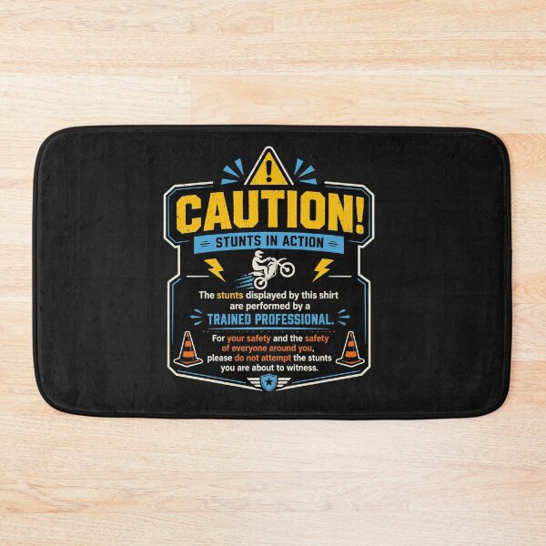 Item preview, Caution Stunts in Area Warning designed and sold by Sigapostore.