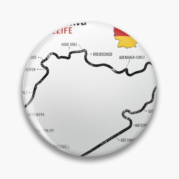 Item preview, Nürburgring Nordschleife Racing Circuit Map designed and sold by Zedeye.