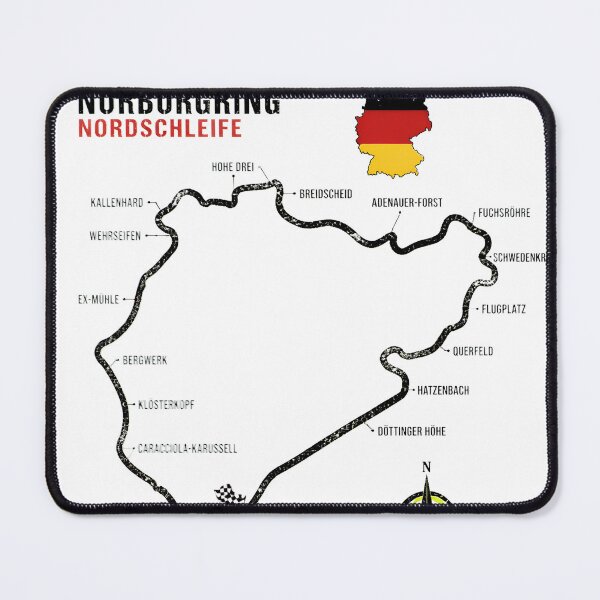 Item preview, Nürburgring Nordschleife Racing Circuit Map designed and sold by Zedeye.