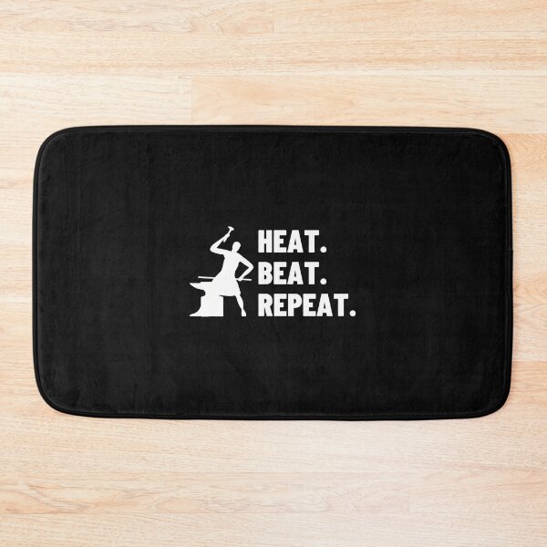 Item preview, Heat Beat Repeat Blacksmith Anvil Hammer Metalwork Craft designed and sold by nuarjcinw.
