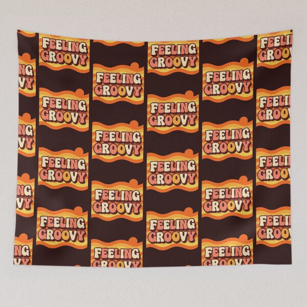 Item preview, Feeling Groovy Retro Wave Stripes designed and sold by MOCH- ART.