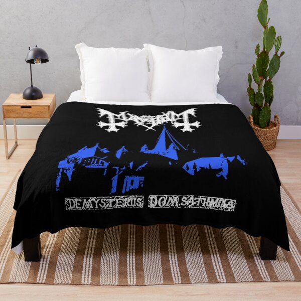 Item preview, White Typography Blue Silhouette Style Death Metal Music Group designed and sold by ConnieReyes.