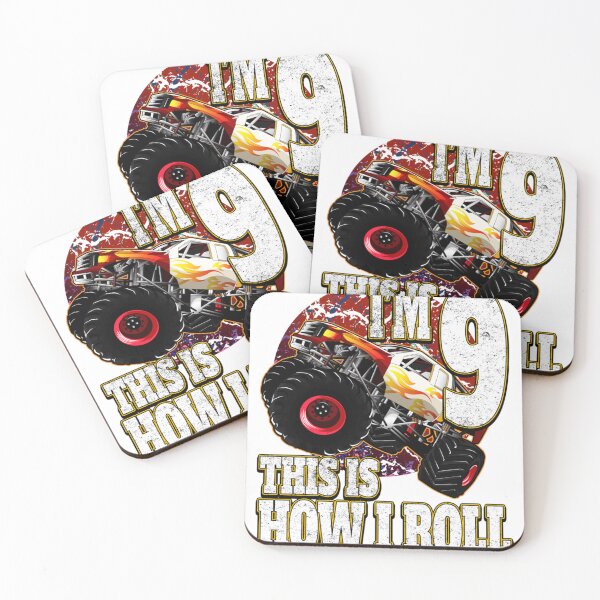 Item preview, 9 Year Old Birthday  Loves Monster Truck587 designed and sold by PratesiiqoShopR.