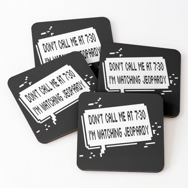 Item preview, Don't Call Me At 7 30 I'm Watching Jeopardy Retro designed and sold by Morrison101Jud.