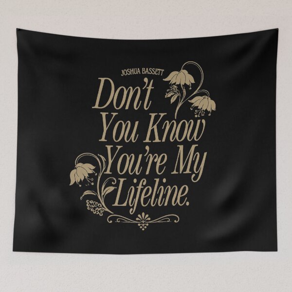 Item preview, Don't You Know You're My Lifeline Floral Art designed and sold by Mckenna165.