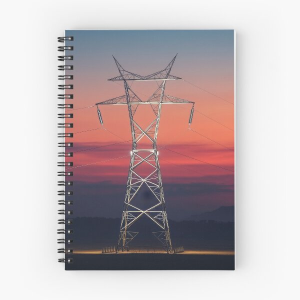 Item preview, Electricity Pylon Sunset Skyline Art designed and sold by Pylon-Bureau.