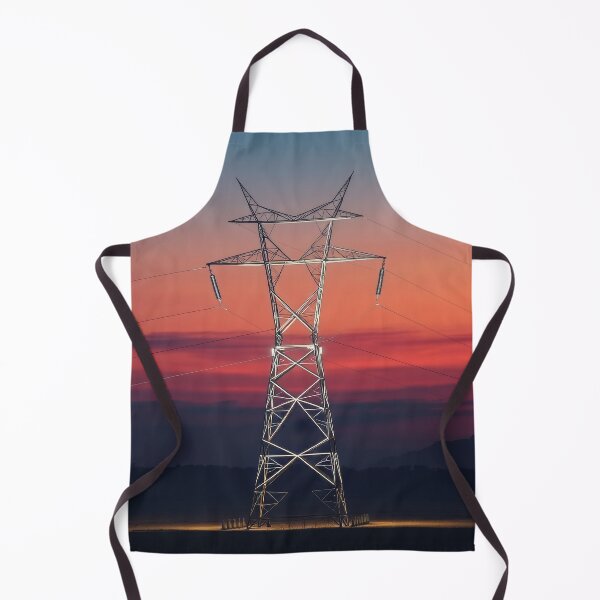 Item preview, Electricity Pylon Sunset Skyline Art designed and sold by Pylon-Bureau.
