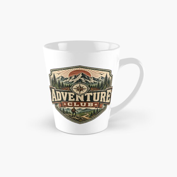 Item preview, Adventure Club Mountain Hiking Vintage Outdoor Explorer Design designed and sold by RobertArt08.