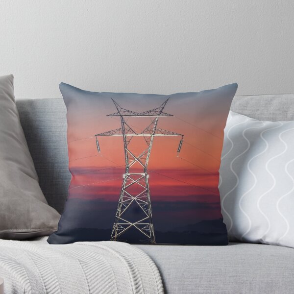 Item preview, Electricity Pylon Sunset Skyline Art designed and sold by Pylon-Bureau.