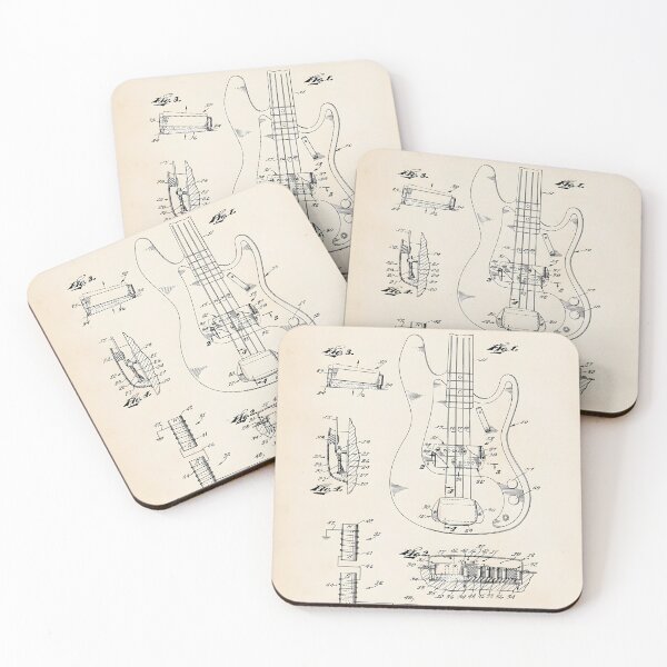 Item preview, 1961 Fender Precision Bass Guitar Patent designed and sold by huslezzeyu.
