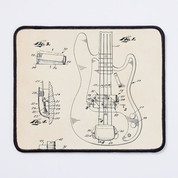Item preview, 1961 Fender Precision Bass Guitar Patent designed and sold by huslezzeyu.