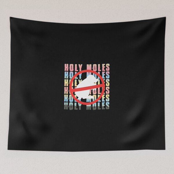 Item preview, Holy Moles Prohibition Sign Mole Pastel Gradient Retro designed and sold by nuarjcinw.