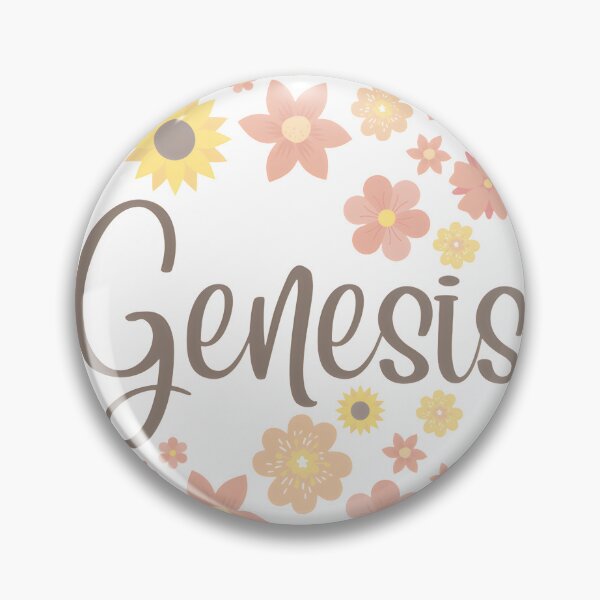 Item preview, Genesis Name With Red And Yellow Flowers LIMITED EDITION designed and sold by JoeWillFilms.