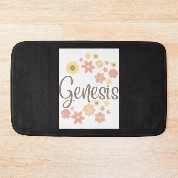 Item preview, Genesis Name With Red And Yellow Flowers LIMITED EDITION designed and sold by JoeWillFilms.