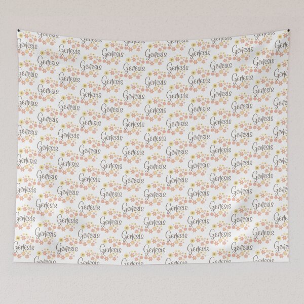 Item preview, Genesis Name With Red And Yellow Flowers LIMITED EDITION designed and sold by JoeWillFilms.