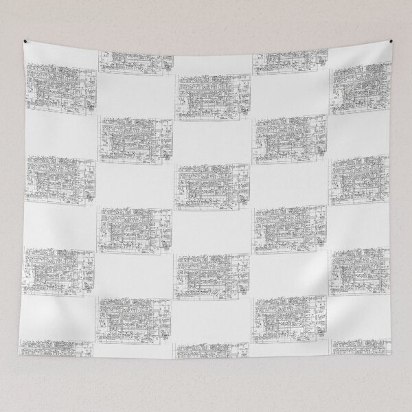 Item preview, Circuit Board Diagram Electronic Schematic Printed Engineering designed and sold by MiniDaisyStored.