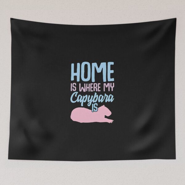 Item preview, Home Is Where My Capybara Is Animal Lover Gift designed and sold by egkjgteff.