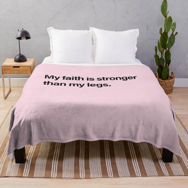 Item preview, My Faith Is Stronger Than My Legs | Christian Gym Girl designed and sold by Creations by lyne.