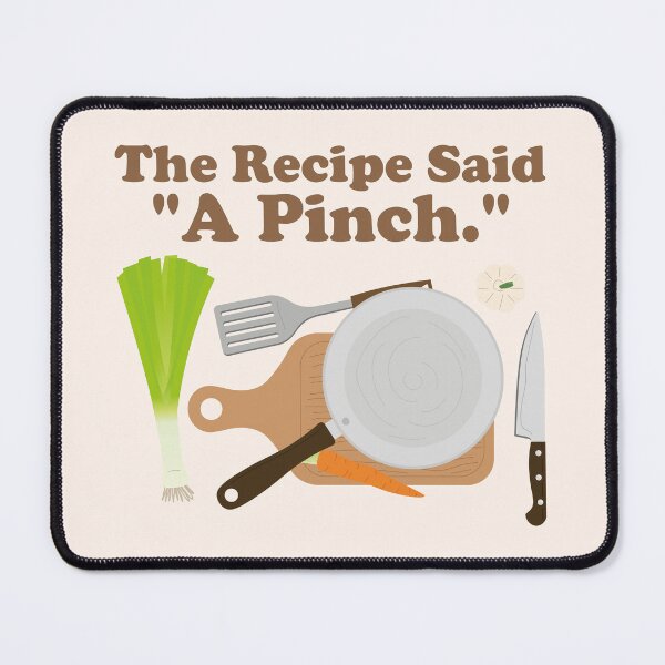 Item preview, The Recipe Said "A Pinch.". Retro design. designed and sold by NPC-wear.