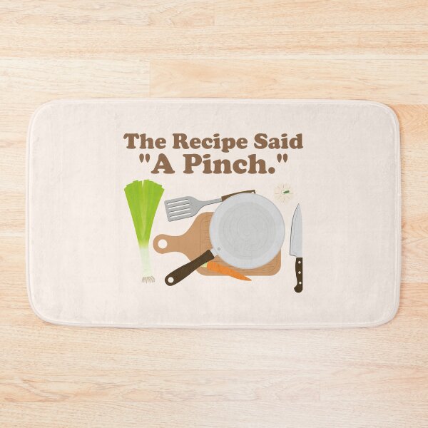 Item preview, The Recipe Said "A Pinch.". Retro design.  designed and sold by NPC-wear.