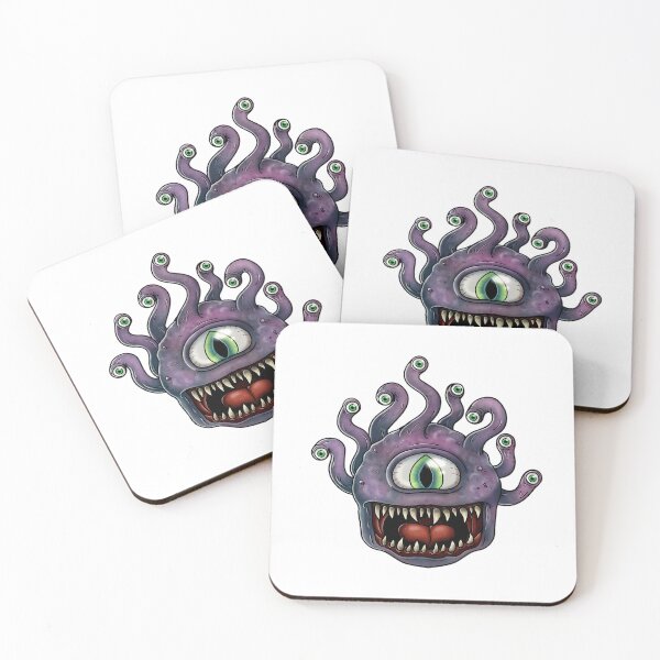Item preview, Beholder Fantasy Monster - On Black designed and sold by ShibumiStyles.
