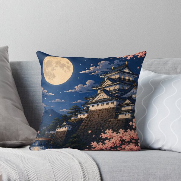Item preview, Moonlit Sakura Castle  designed and sold by キンタロウ インク.