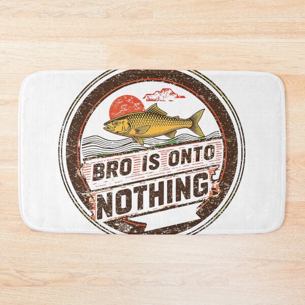Item preview, concern meme bro is onto nothing T-Shirt, Vintage fish Meme, Outdoors Humor, Retro Camp Graphic, Funny Nature Lover Gift Tee designed and sold by pawsome purrfect.