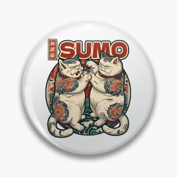 Item preview, Sumo Cat Wrestling Art designed and sold by GiaoCalonas.