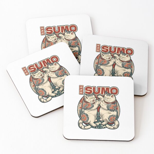 Item preview, Sumo Cat Wrestling Art designed and sold by GiaoCalonas.