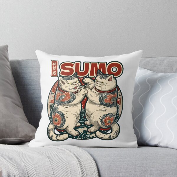 Item preview, Sumo Cat Wrestling Art designed and sold by GiaoCalonas.